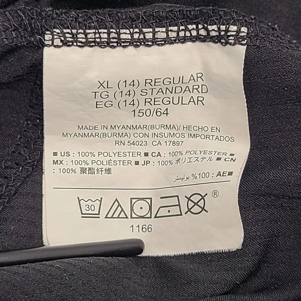 Old Navy Active Black Athletic Dry-Wicking Cropped Jogger Pants Youth XL (14)
